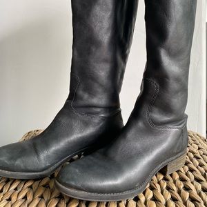 Sam Edelman Black Riding Boot